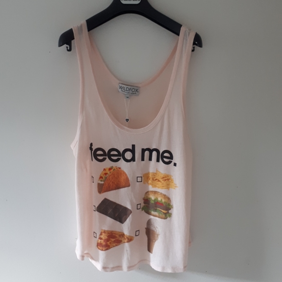 Wildfox Feed Me Tank Size Medium - Picture 2 of 5